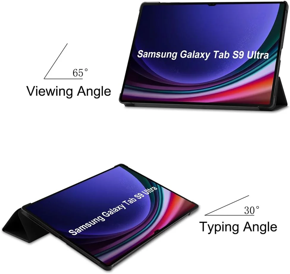 کیپوچ کاستر کیس برای تبلت سامسونگ گلکسی تب S8 S9 S10 Ultra Ultra 14.6 اینچ X920 X926B X910 X916B X918U X900 X906، کاور نازک چرمی PU با پوسته سخت - مشکی کیپوچ کاستر کیس برای تبلت سامسونگ گلکسی تب S8 S9 S10 Ultra Ultra 14.6 اینچ X920 X926B X910 X916B X918U X900 X906، کاور نازک چرمی PU با پوسته سخت - مشکی