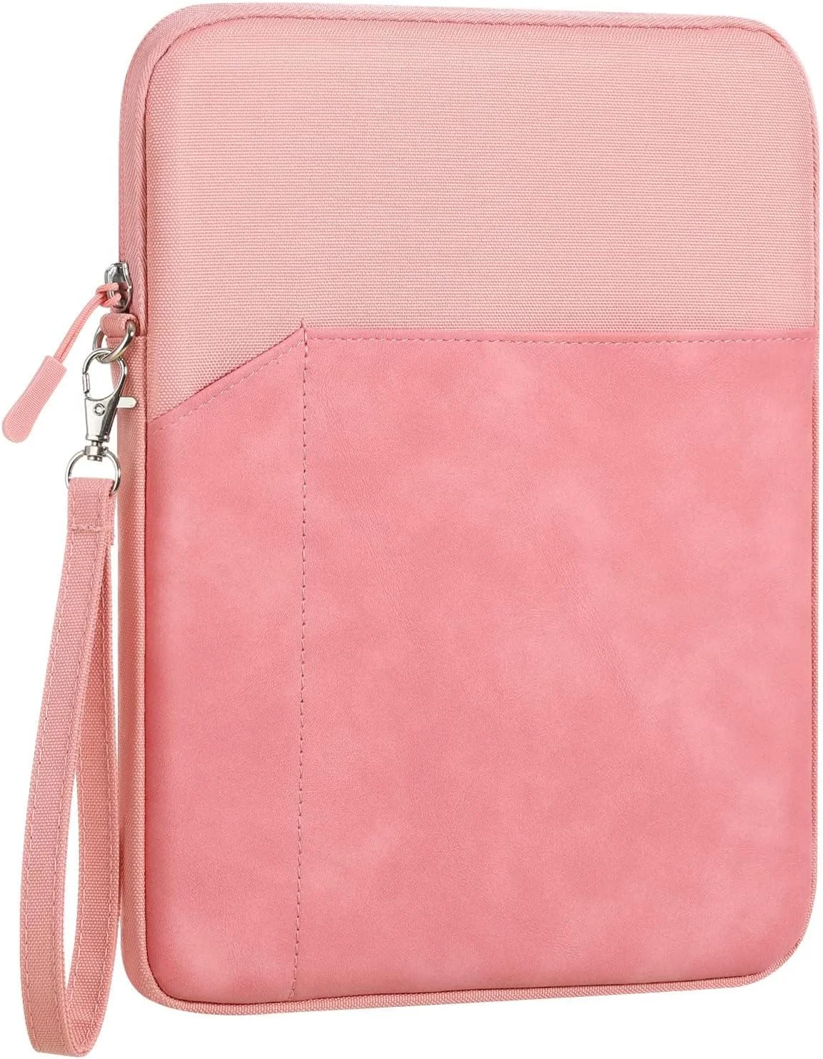 کیف آستینی تبلت Excefore سایز 9-11 اینچ مناسب برای آیپد پرو 11 2021-2018، آیپد ایر 5/4 10.9، آیپد 10.2، گلکسی تب A8 10.5/تب S8 11 اینچ، سرفیس گو 2/1، کیف محافظ با جیب، صورتی