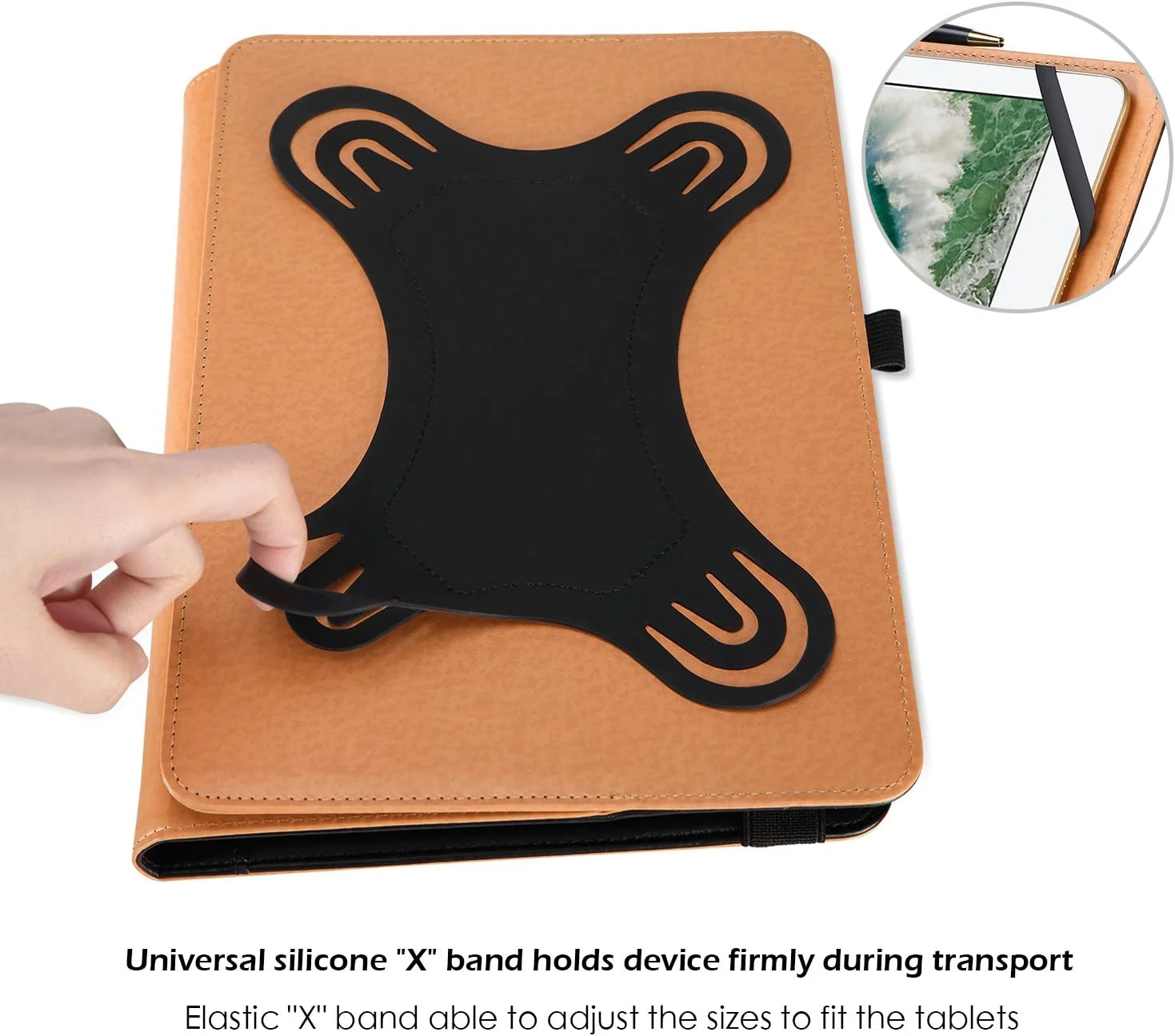 کیف یونیورسال پروکیس برای تبلت های 9-10 اینچی، کیف تبلت یونیورسال استنددار، کاور محافظ برای تبلت های لمسی 9 و 10.1 اینچی، با بند فیکس کننده قابل تنظیم و زوایای دید چندگانه - مشکی کیف یونیورسال پروکیس برای تبلت های 9-10 اینچی، کیف تبلت یونیورسال استنددار، کاور محافظ برای تبلت های لمسی 9 و 10.1 اینچی، با بند فیکس کننده قابل تنظیم و زوایای دید چندگانه - مشکی