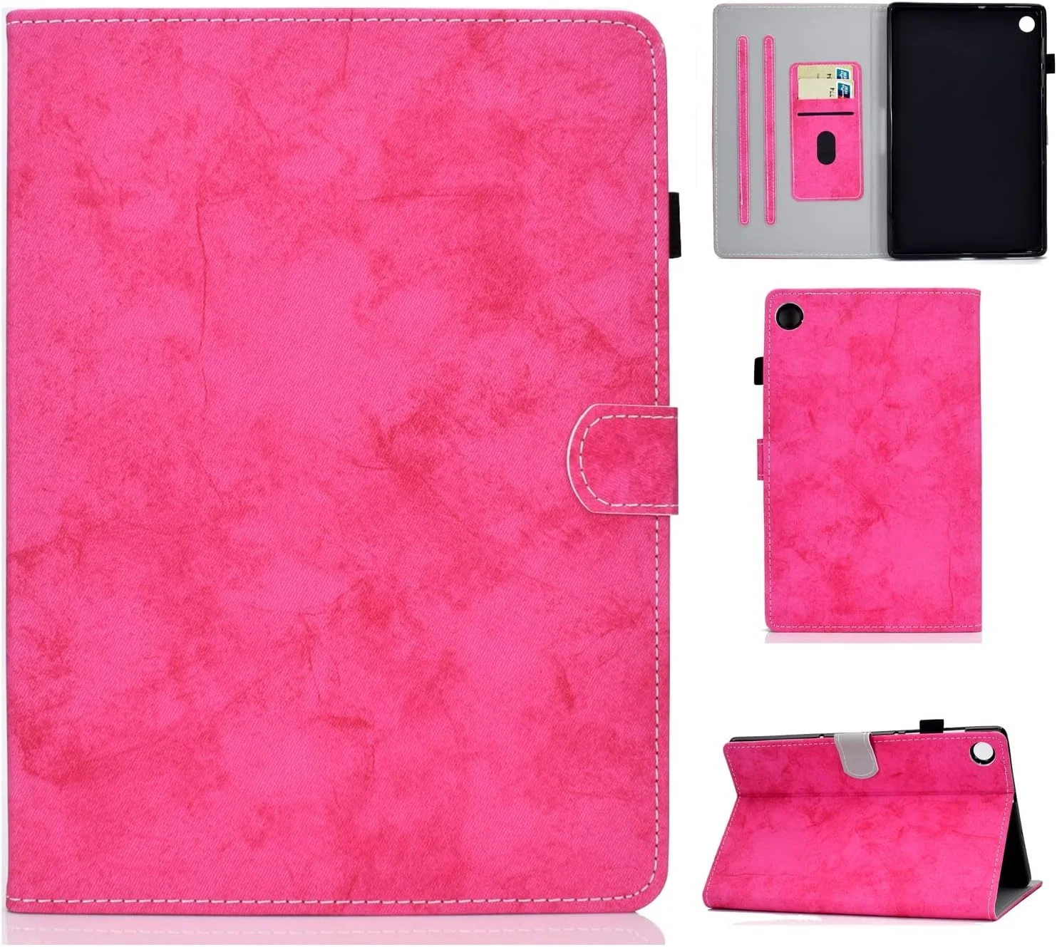 کیف تبلت مسافرتی سازگار با تبلت سامسونگ گلکسی تب A8 10.5 اینچ 2021 (SM-X200/X205)، کیف محافظ باریک و هوشمند، ضد ضربه با قابلیت خواب/بیدار شدن خودکار