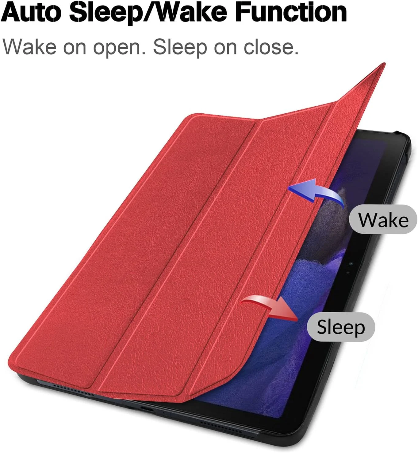 کاور محافظ Fawoonu، کاور محافظ 10.5 اینچی سازگار با تبلت سامسونگ گلکسی تب A8 2021 با قابلیت بیدار شدن/به خواب رفتن خودکار
