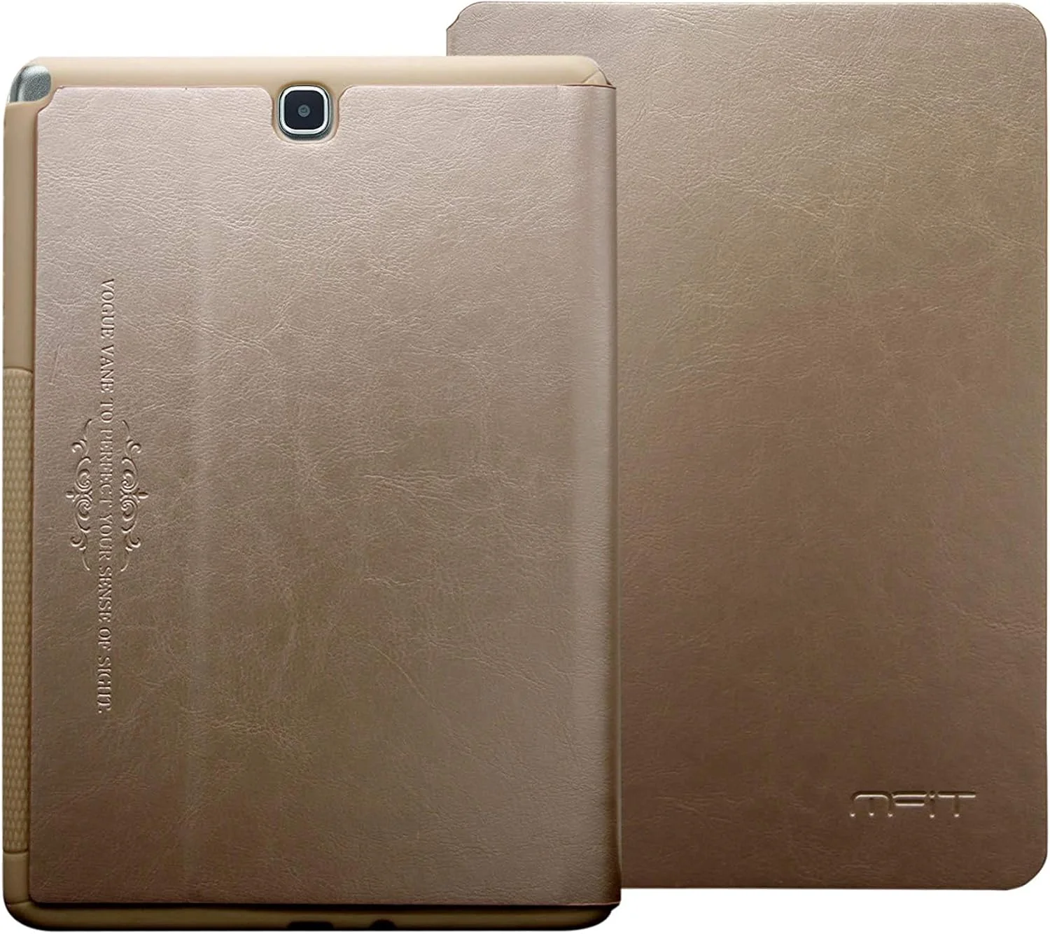 MFiT Flip Case/Cover for T550-T555 Samsung Galaxy Tab A 9.7 - Gold