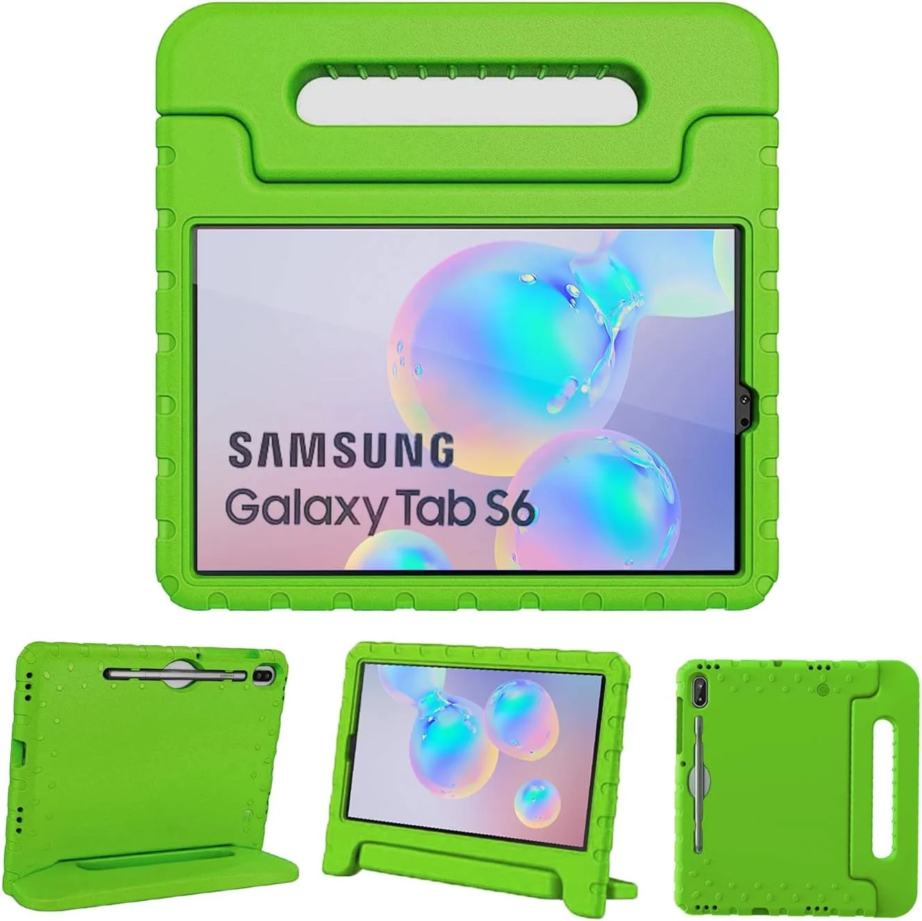 کیف محافظ تبلت سامسونگ گلکسی تب S6 با سایز 10.5 اینچ مدل 2019 (مدل SM-T860/T865/T867)، کیف کودکانه برای سامسونگ گلکسی تب S6 با جای قلم، سبک و مقاوم در برابر ضربه