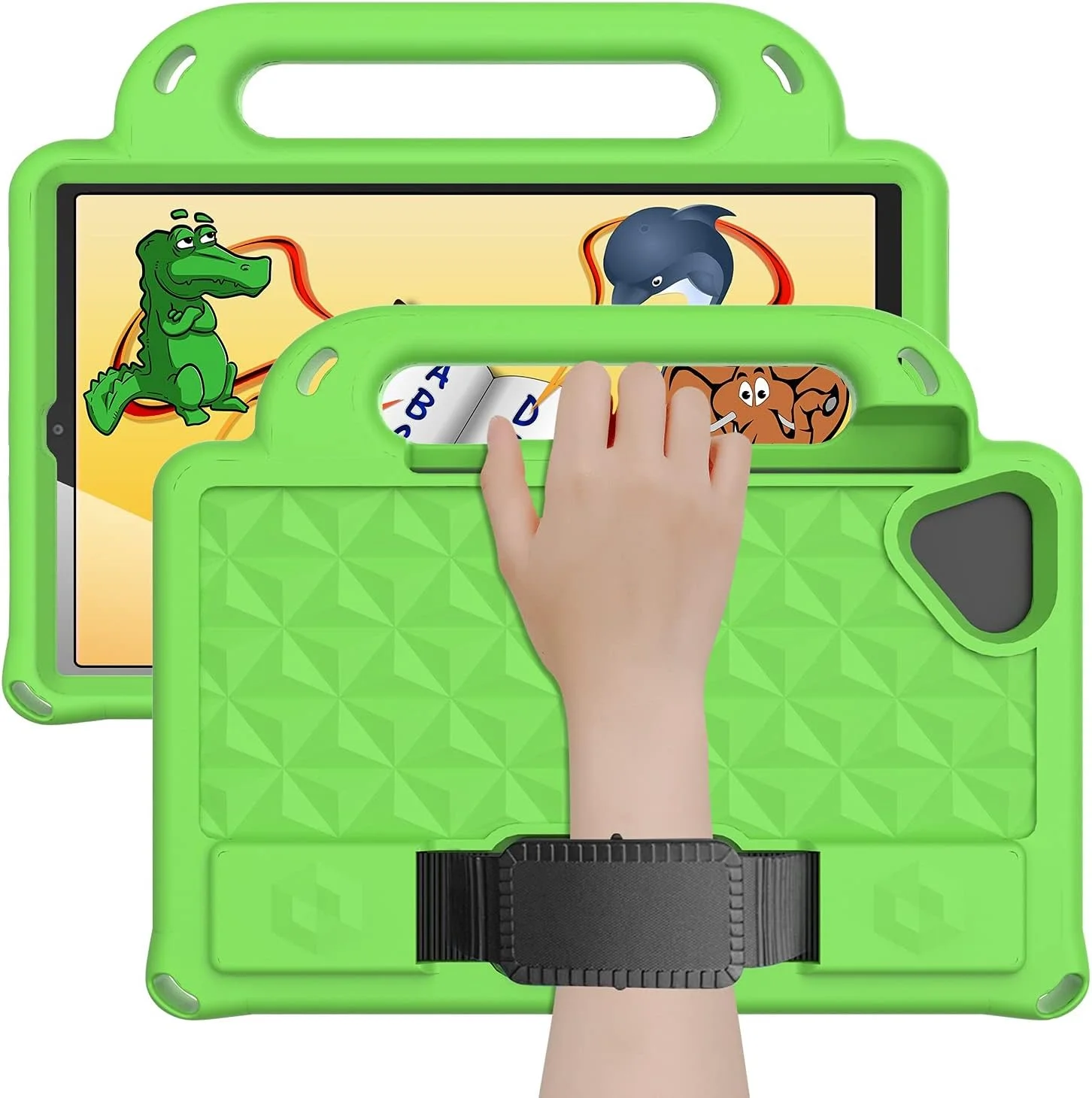 کیف تبلت مسافرتی XNCVBD مناسب برای تبلت سامسونگ گلکسی تب A 8.4 اینچ T307 / T307U (2020)، کاور محافظ EVA سبک وزن، ضد ضربه، مناسب کودکان، دارای دسته و بند شانه