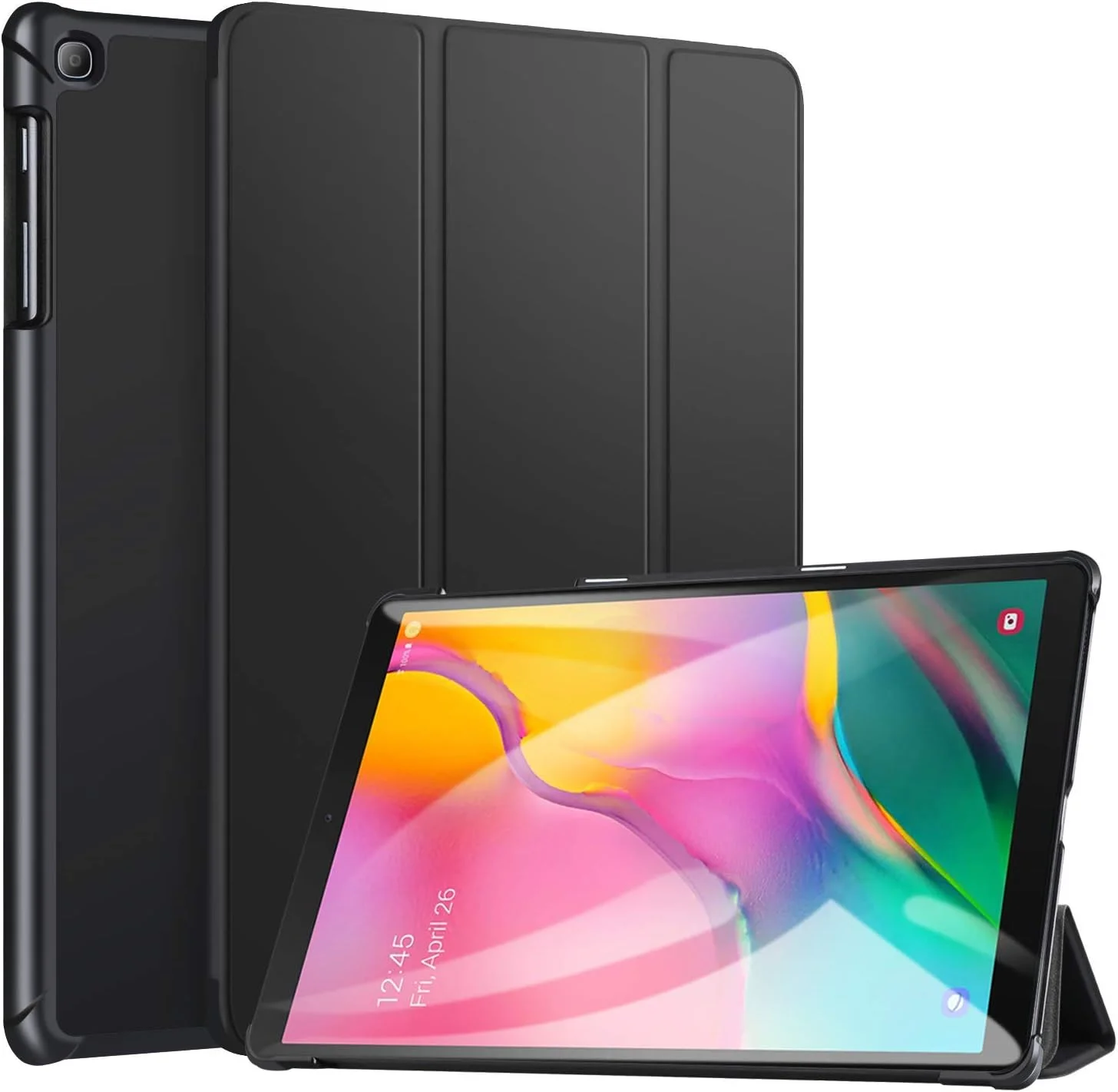 کاور هوشمند سه تایی تاشو سخت Robustrion برای تبلت گلکسی تب S5e 10.5 اینچی (-T720/T725) نسخه 10.5 اینچی 2019 - مشکی