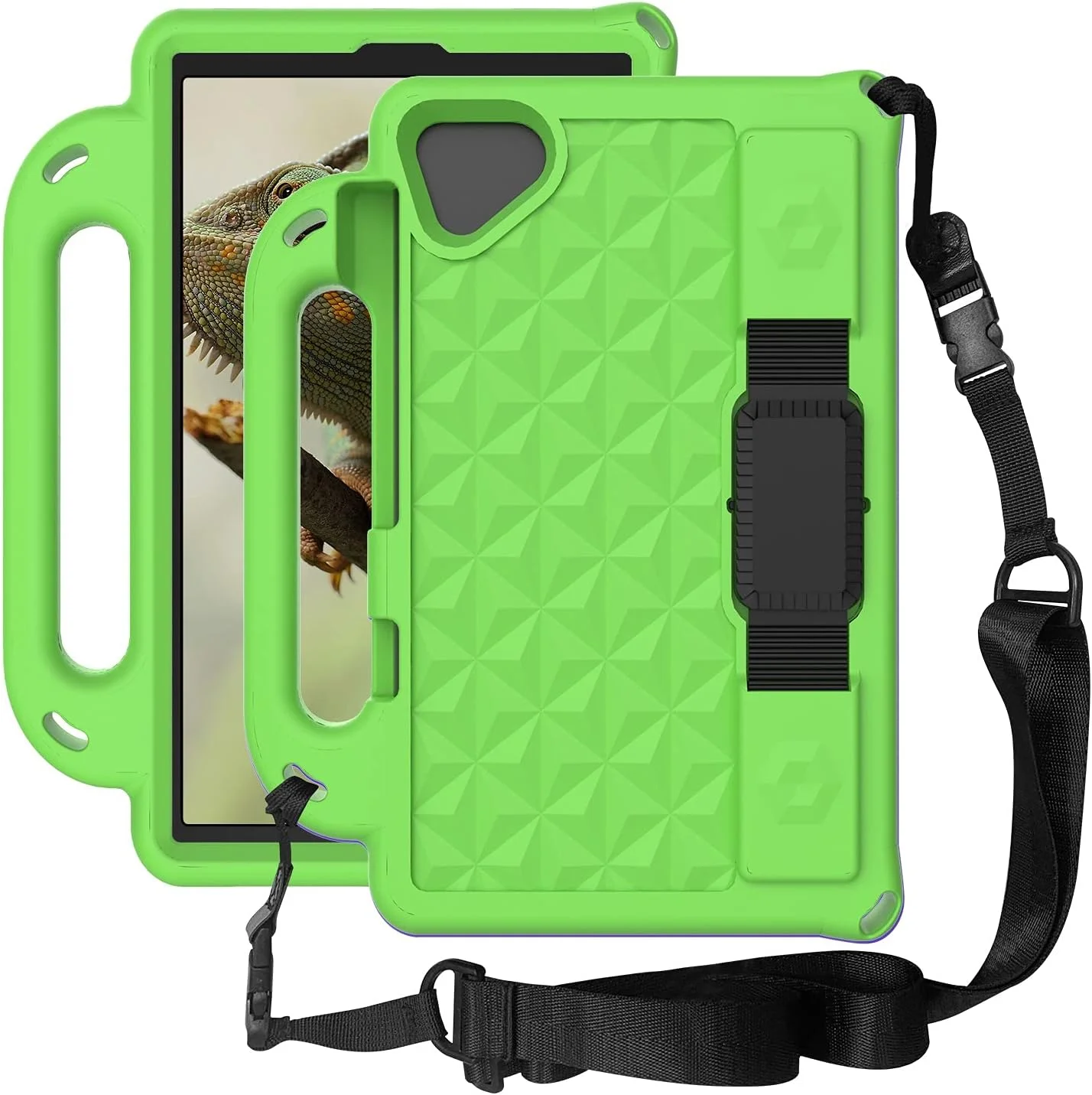 کیف تبلت مسافرتی XNCVBD مناسب برای تبلت سامسونگ گلکسی تب A 8.4 اینچ T307 / T307U (2020)، کاور محافظ EVA سبک وزن، ضد ضربه، مناسب کودکان، دارای دسته و بند شانه