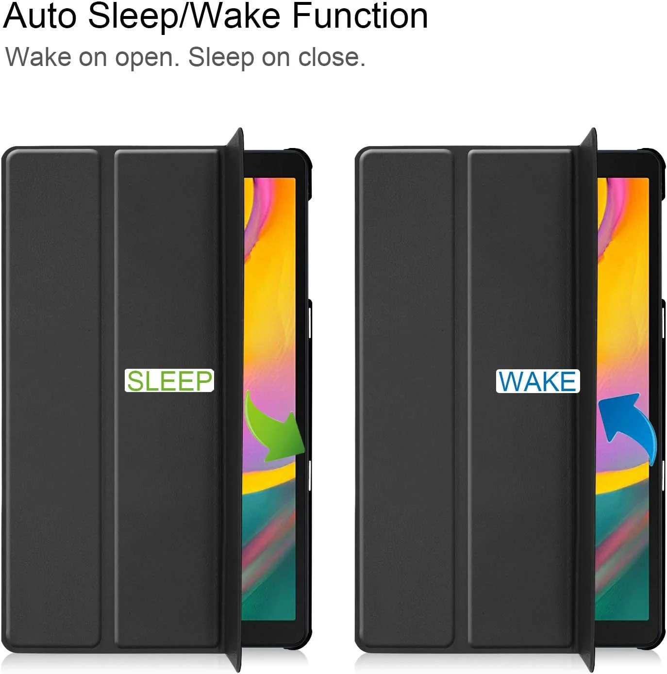 کاور هوشمند سه تایی تاشو سخت Robustrion برای تبلت گلکسی تب S5e 10.5 اینچی (-T720/T725) نسخه 10.5 اینچی 2019 - مشکی