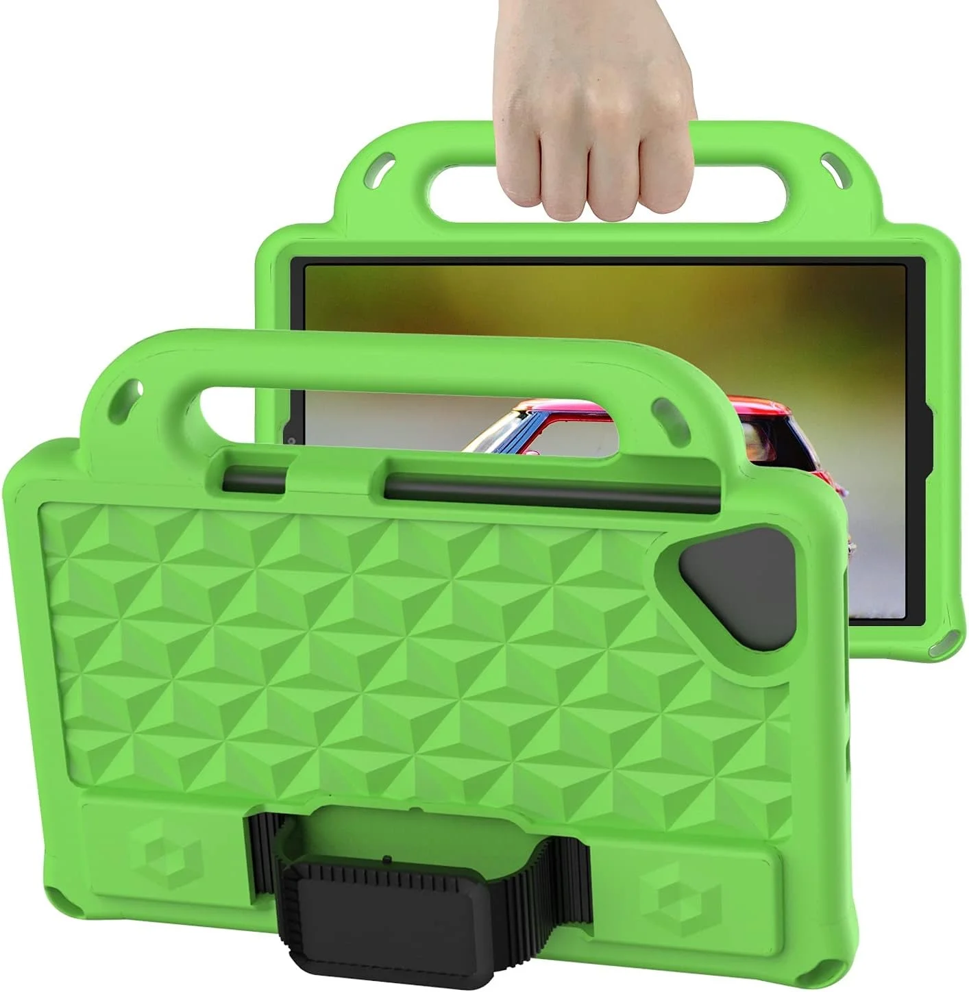 کیف تبلت مسافرتی XNCVBD مناسب برای تبلت سامسونگ گلکسی تب A 8.4 اینچ T307 / T307U (2020)، کاور محافظ EVA سبک وزن، ضد ضربه، مناسب کودکان، دارای دسته و بند شانه