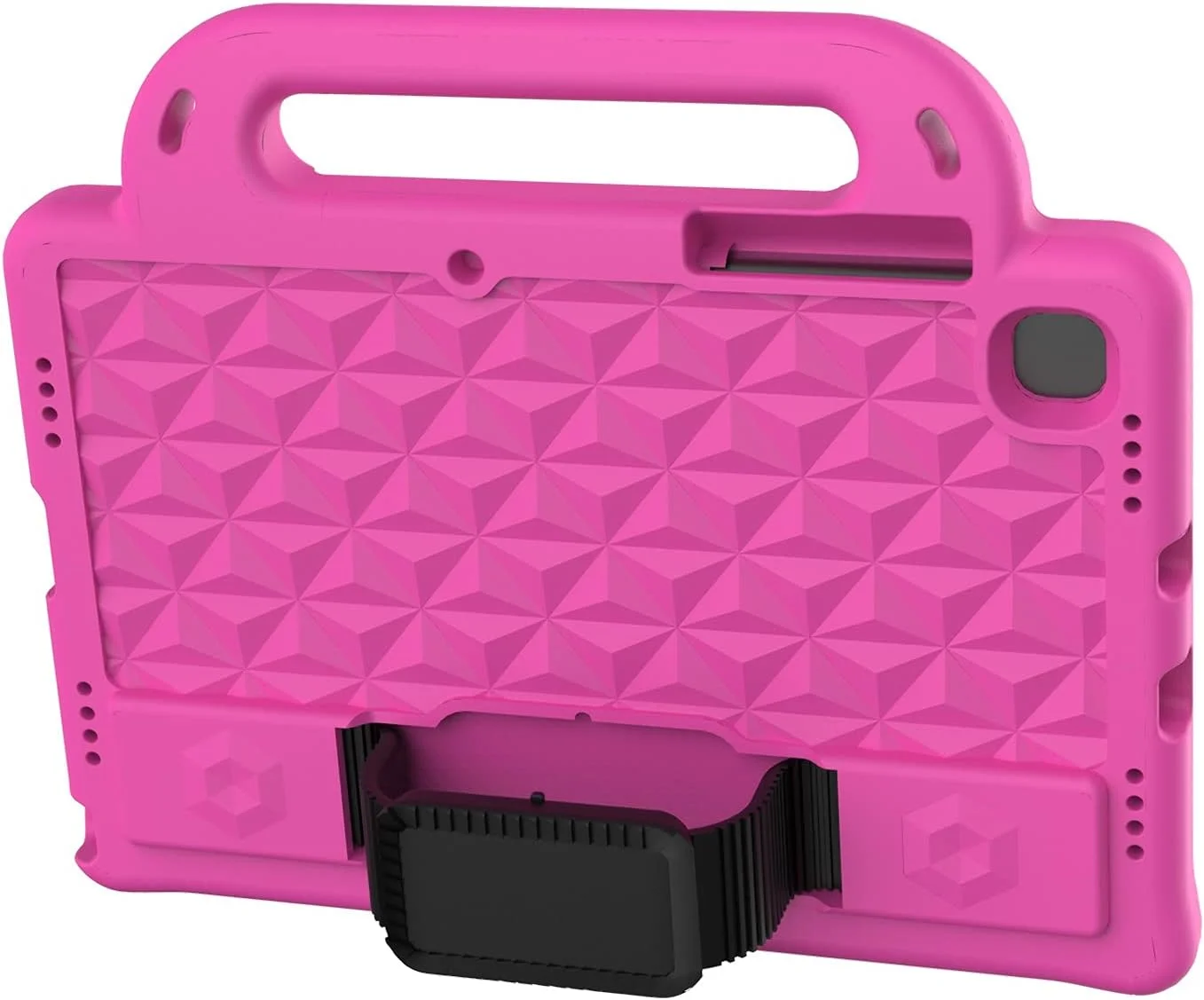 XNCVBD Travel with Tablet Case for Samsung Galaxy Tab S6 Lite 10.4 Inch P610 / 615, Full EVA Body Protective with Handle and Shoulder Strap Tablet Protection (Rose Red)