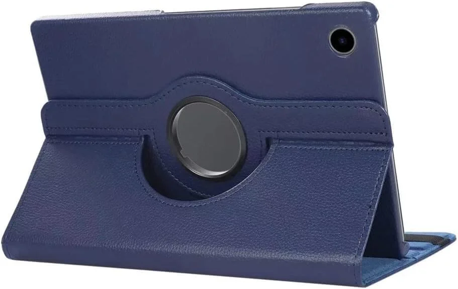 AWH Galaxy Tab A9 Plus Case - 360° Rotatable Tablet Cover for Tab A9 Plus 11 inch 2023 (SM-X210, SM-X215, SM-X216B) - PU Leather Protective Cover with Auto Wake/Sleep Functionality (Blue)