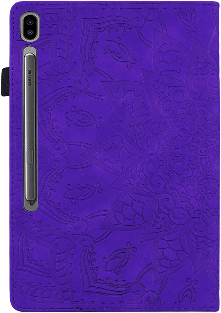 کیف تبلت Techcircle Folio مناسب برای تبلت سامسونگ گلکسی تب S9 FE+/S9+/S8+/S7+/S7 FE 12.4 اینچ، جلد پشتی نرم و سبک با طرح ماندالا، دارای کش الاستیک، جای کارت و قلم، بنفش کیف تبلت Techcircle Folio مناسب برای تبلت سامسونگ گلکسی تب S9 FE+/S9+/S8+/S7+/S7 FE 12.4 اینچ، جلد پشتی نرم و سبک با طرح ماندالا، دارای کش الاستیک، جای کارت و قلم، بنفش