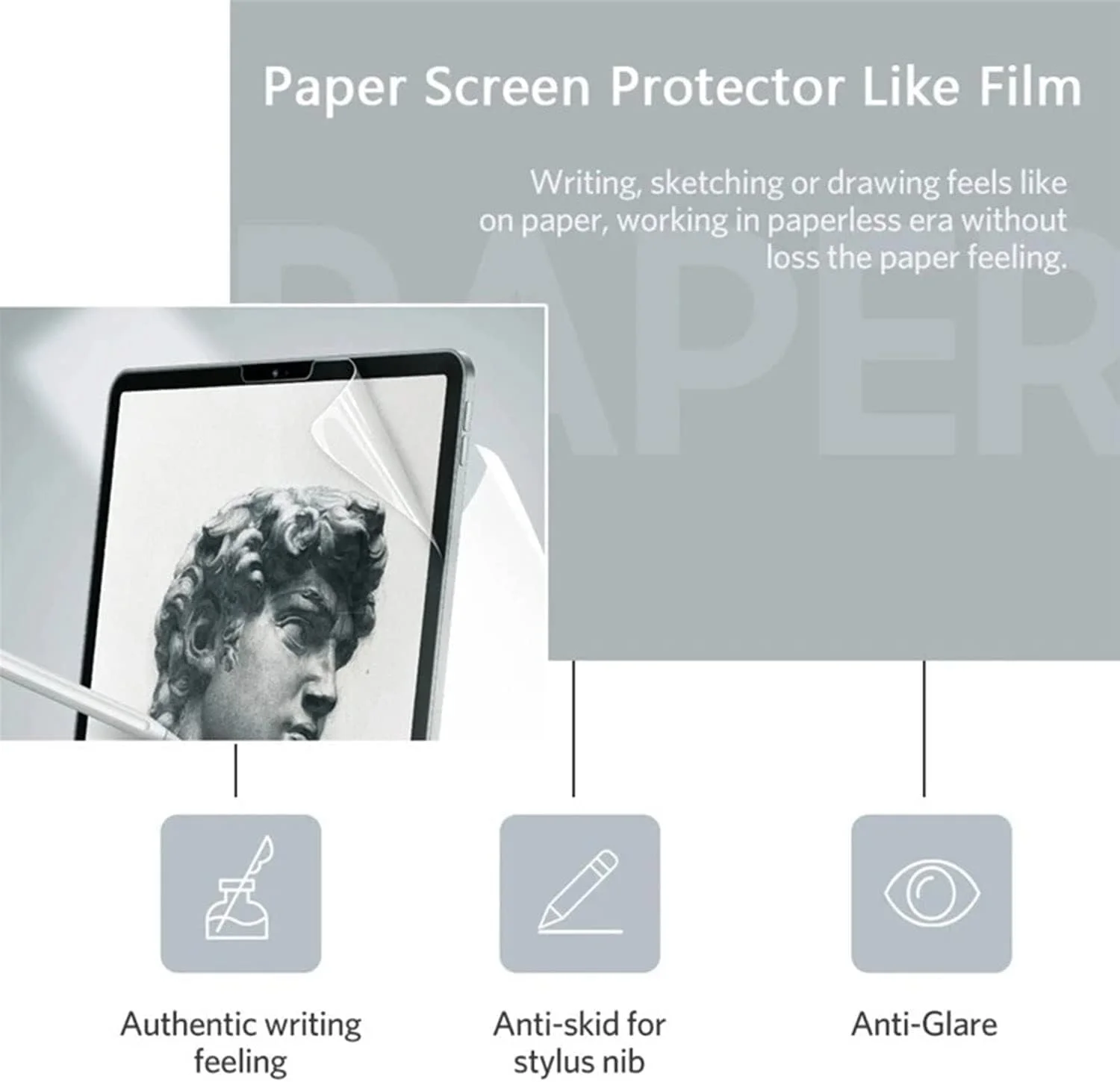 کاور SCAUA (1+1 عددی) سازگار با تبلت سامسونگ گلکسی تب A9 و محافظ صفحه نمایش (8.7 اینچ، عرضه 2023) فیلم محافظ PET، روکش چرمی، پایه چرخان منحصربفرد، ضد ضربه، حالت خواب/بیدار خودکار (مشکی)