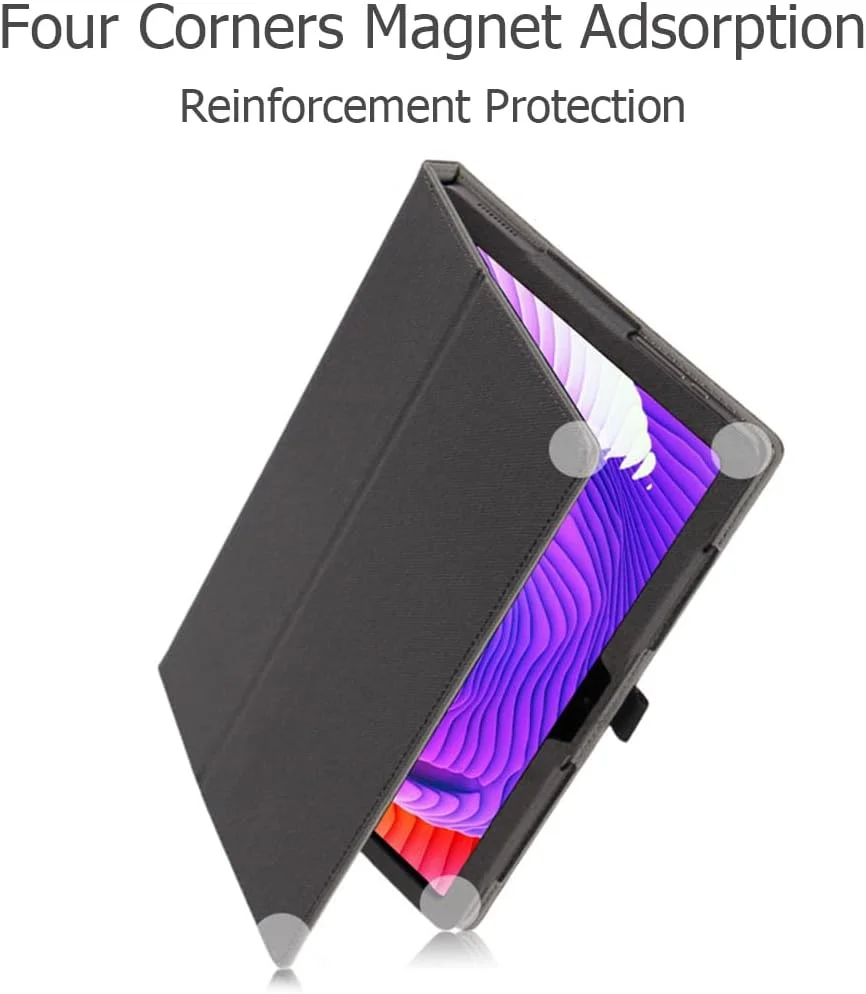 کیف تبلت AKNICI برای تبلت اندروید AGM Pad P2 سایز 11 اینچ، جلد چرمی PU با قابلیت تاشو و استند، کاور محافظ با مچ بند و آهنربا برای تبلت اندروید AGM Pad P2 سایز 11 اینچ