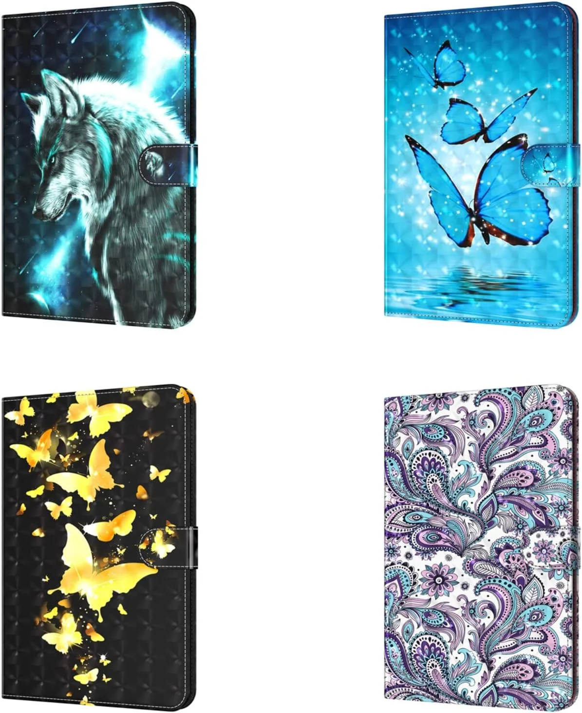 کیف تبلت چرمی طرح نقاشی خلاقانه MEOORHE برای تبلت های سامسونگ گلکسی S8 S7 S6 Lite S5e دارای جای کارت، جیب و استند، پوشش داخلی نرم TPU (طرح گل، S6 Lite 10.4 P610) کیف تبلت چرمی طرح نقاشی خلاقانه MEOORHE برای تبلت های سامسونگ گلکسی S8 S7 S6 Lite S5e دارای جای کارت، جیب و استند، پوشش داخلی نرم TPU (طرح گل، S6 Lite 10.4 P610)