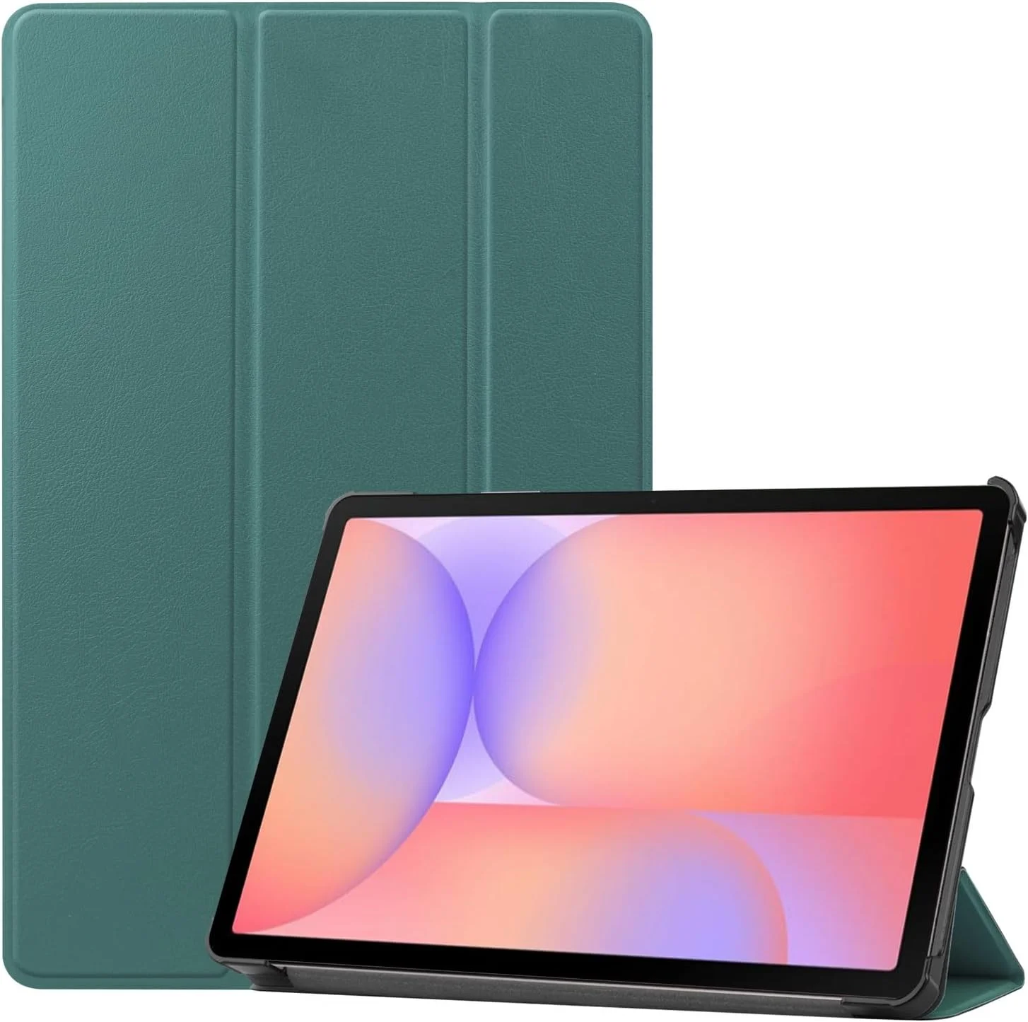 کاور تبلت Gruattreay برای Samsung Galaxy Tab S10 Lite 10.9 اینچ 2025، کاور سه تایی سبک وزن چرمی PU، محافظ تاشو ضد ضربه با قابلیت بیدار شدن/خواب خودکار (سبز)