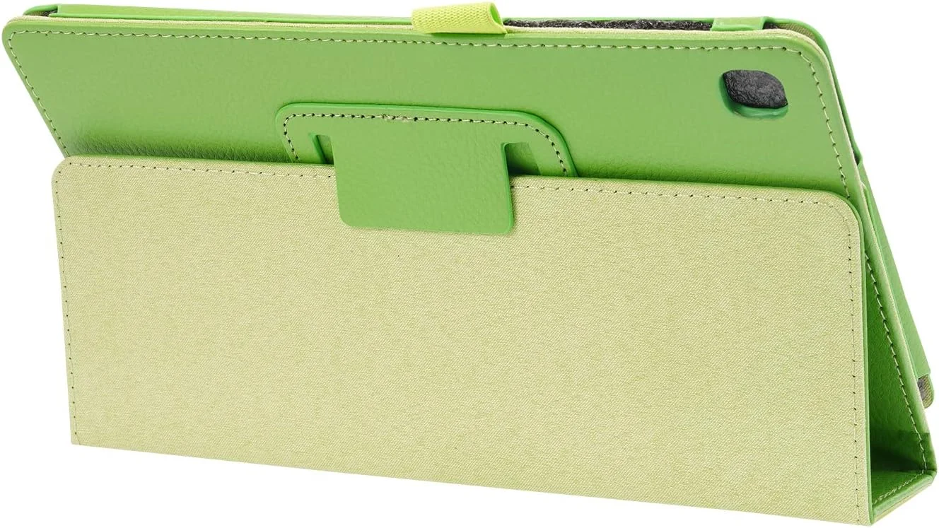 کیف تیان تا مناسب برای گلکسی تب A7 لایت 2021، با پایه تاشو، جلد چرمی PU محافظ هوشمند باریک برای تبلت 8.7 اینچی سامسونگ گلکسی تب A7 لایت 2021 - سبز