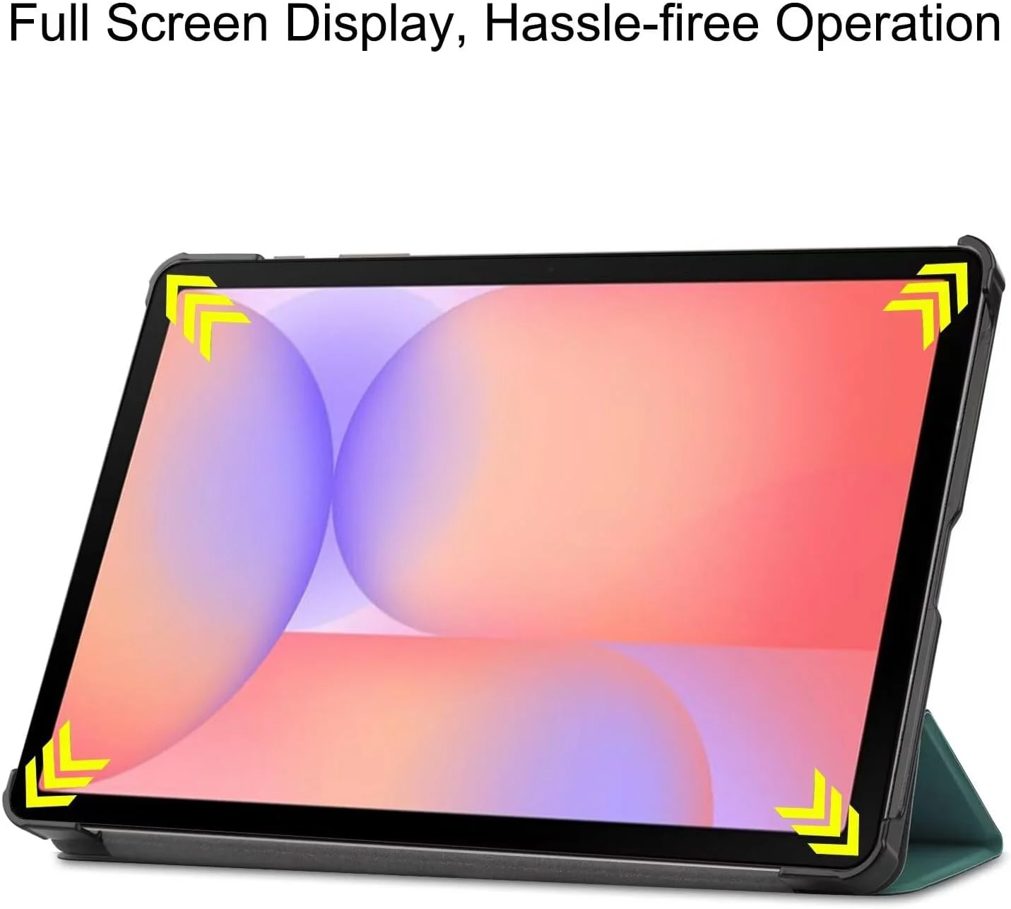 کاور تبلت Gruattreay برای Samsung Galaxy Tab S10 Lite 10.9 اینچ 2025، کاور سه تایی سبک وزن چرمی PU، محافظ تاشو ضد ضربه با قابلیت بیدار شدن/خواب خودکار (سبز)