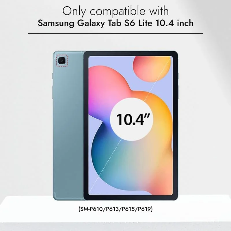 کاور هوشمند سه تایی تاشو سخت Robustrion برای تبلت سامسونگ Tab S6 Lite سایز 10.4 اینچ مدل SM-P610/P615 - طرح ستاره