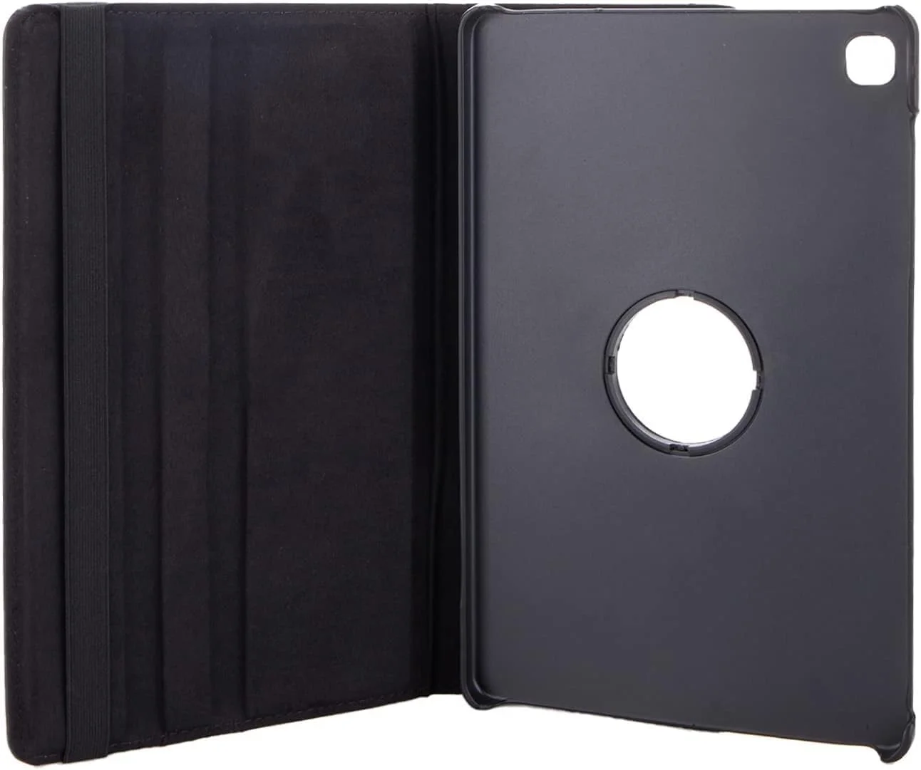 SmartGrist Compatible with Samsung Tab S6 Lite/P610 Tablet case, PU Leather Smart Case 360 Degree Rotating Smart Folio Book case For Tab S6 Lite/P610 Black