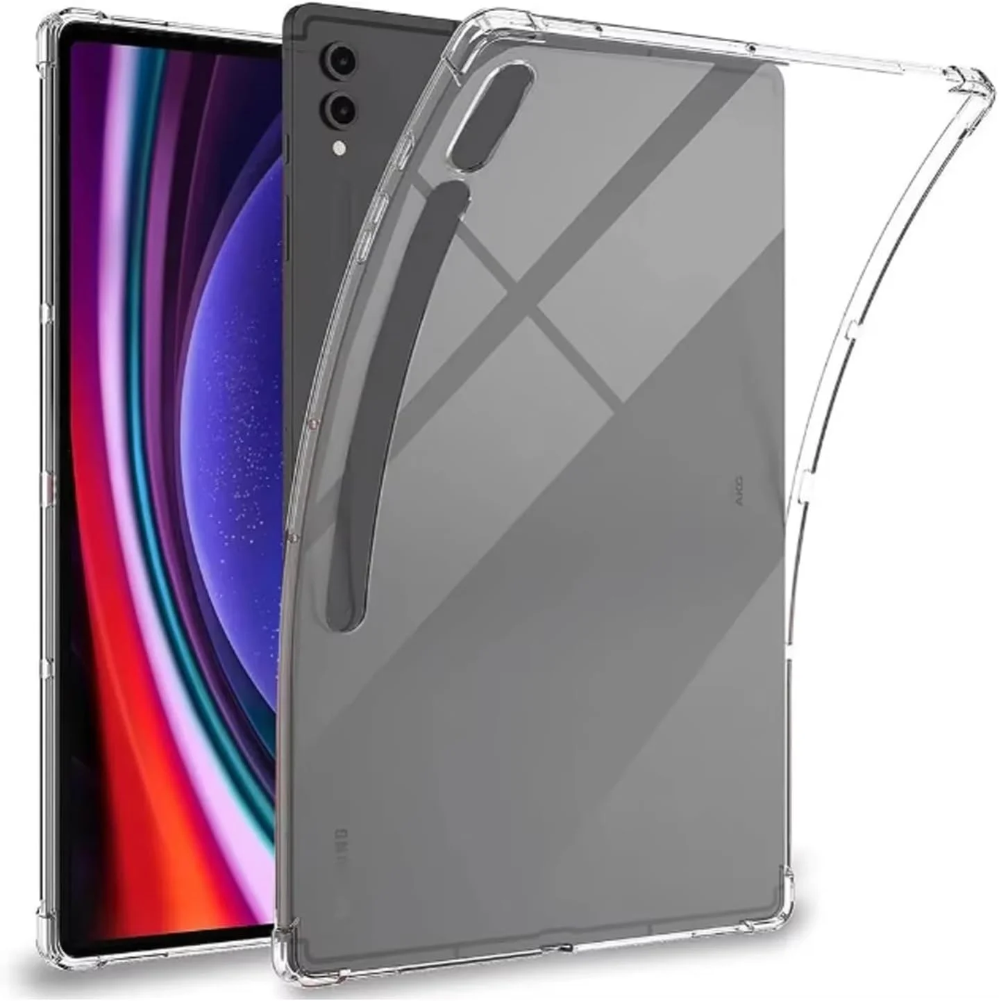 کاور شفاف Moninsta سازگار با تبلت سامسونگ گلکسی تب S10 Ultra/Tab S9 Ultra 14.6 اینچی، کاور باریک شفاف با پشت PC سخت و بامپر TPU نرم کاور شفاف Moninsta سازگار با تبلت سامسونگ گلکسی تب S10 Ultra/Tab S9 Ultra 14.6 اینچی، کاور باریک شفاف با پشت PC سخت و بامپر TPU نرم