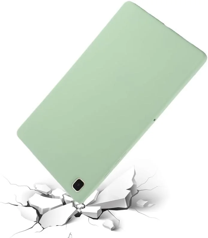 کاور تبلت Nikaque برای تبلت سامسونگ گلکسی تب A7 10.4 اینچ 2020 (SM-T500/T505/T507)، کاور سیلیکونی مایع، ژل نرم انعطاف پذیر، باریک و محافظ ضد ضربه، سبز