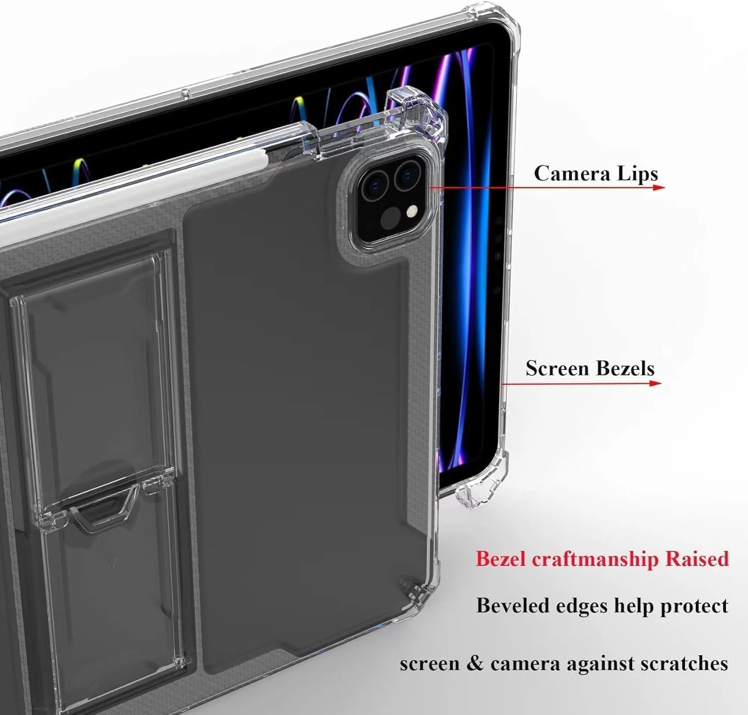 کیف تبلت Worldtronics برای Samsung Galaxy Tab A8 10.5 اینچ (2022/2021) - کاور باریک و ضد ضربه با قابلیت خواب/بیدار شدن خودکار، کاور محافظ بادوام با برش های دقیق و زوایای دید چندگانه