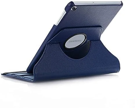 کاور تبلت سامسونگ گلکسی تب A7 LITE 8.7 T220 T225، چرخش 360 درجه، پشت PU هوشمند برای تبلت سامسونگ تب A7 8.7 اینچ (آبی)