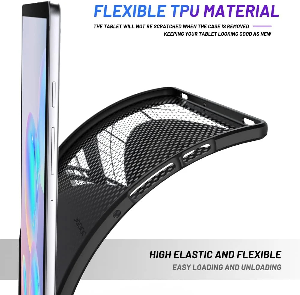 کاور محافظ نازک و نرم سامسونگ گلکسی تب S6 10.5 اینچی (نسخه 2019)، مشکی