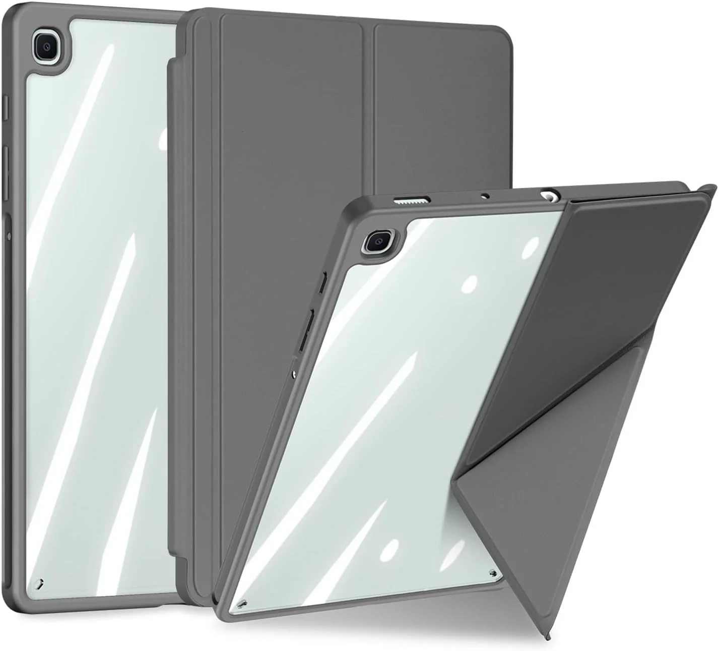 DUX DUCIS Magi Series Detachable Case for Samsung Galaxy Tab S10 Plus/S9 Plus/S9 FE Plus – Slim Protective Cover with Origami Multi-Angle Stand, Auto Sleep/Wake & S Pen Holder – Grey DUX DUCIS Magi Series Detachable Case for Samsung Galaxy Tab S10 Plus/S9 Plus/S9 FE Plus – Slim Protective Cover with Origami Multi-Angle Stand, Auto Sleep/Wake & S Pen Holder – Grey