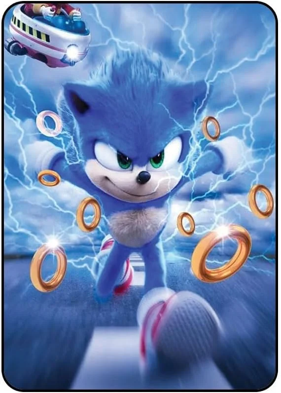 کاور محافظ چاپی طرح سونیک AASAMTABS6LITEN802 برای تبلت سامسونگ گلکسی تب S6 لایت