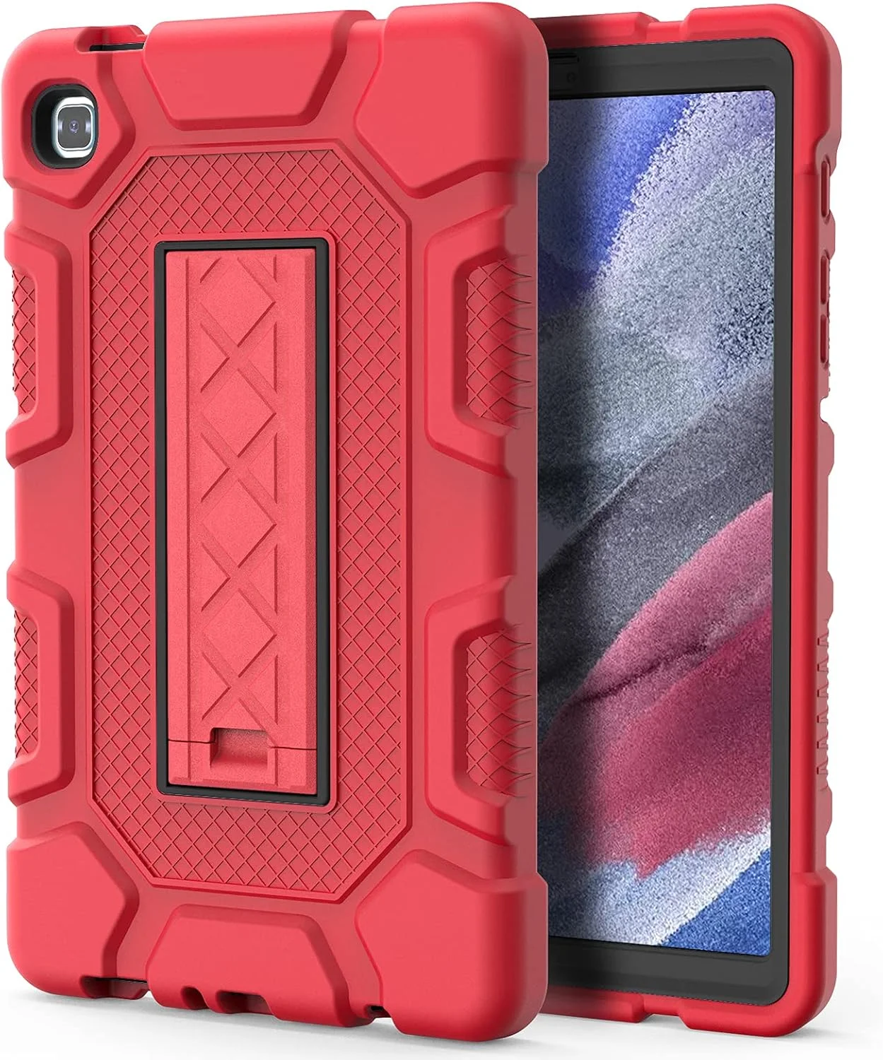 کیف تبلت AZZSY برای Samsung Galaxy Tab A7 Lite 8.7 اینچ 2021 (SM-T220/T225)، کیف محافظتی مقاوم در برابر ضربه، قرمز