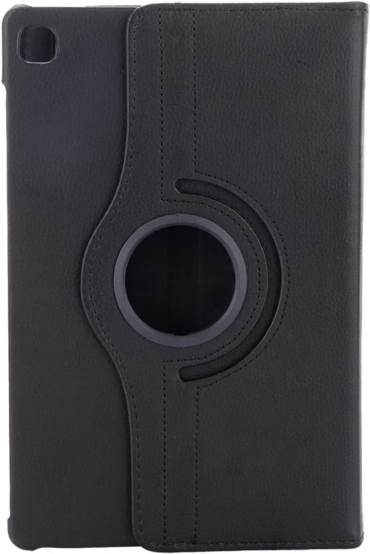 Muzz Samsung Tab S6 Lite/P610 Tablet case, PU Leather Smart Case 360 Degree Rotating Smart Folio Book case For Tab S6 Lite/P610 Black