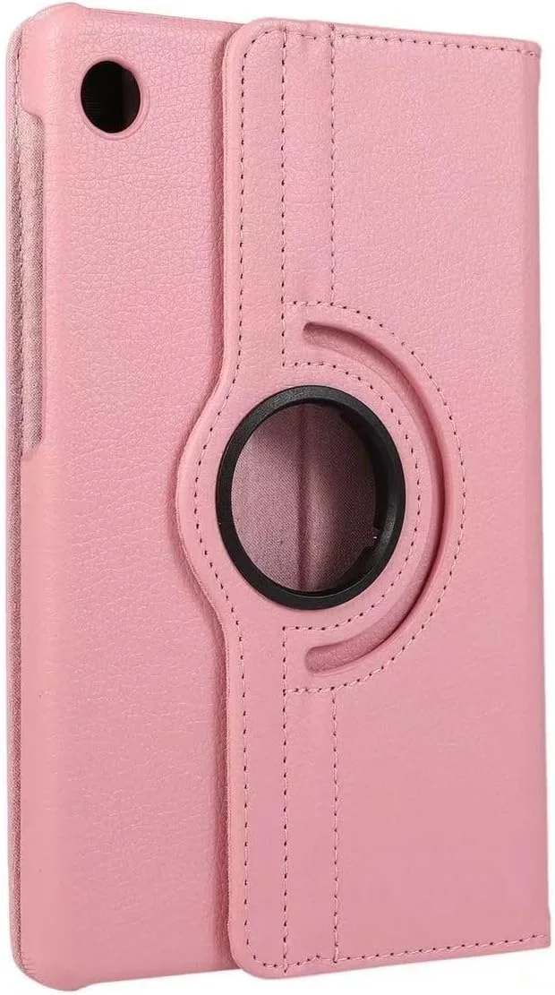 کیجثر سازگار با کاور تبلت سامسونگ گلکسی تب A9 سایز 8.7 اینچ مدل 2023، کاور چرمی PU با قابلیت چرخش و تاشو، مقاوم با قابلیت خواب/بیدار شدن خودکار (صورتی، 8.7 اینچ)