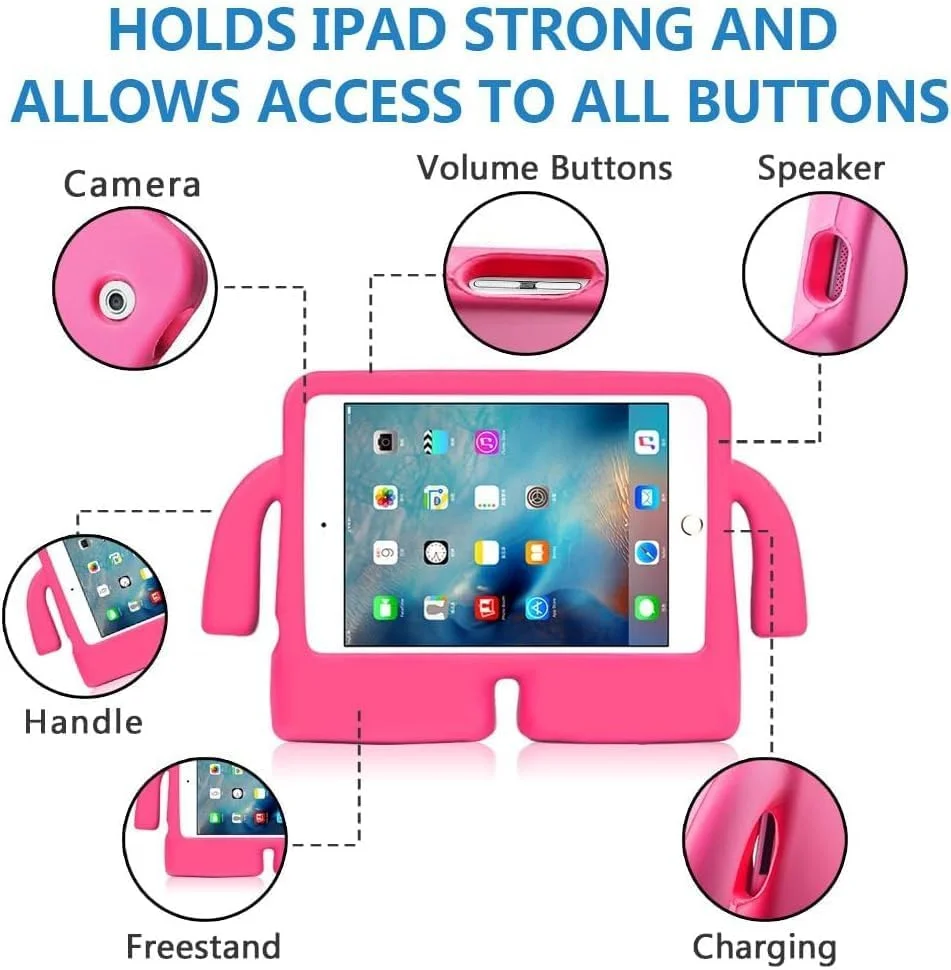 کیف محافظ کودکانه برای TAB S6 Lite، کاور مقاوم در برابر ضربه، محافظت کامل و سبک وزن، آبی