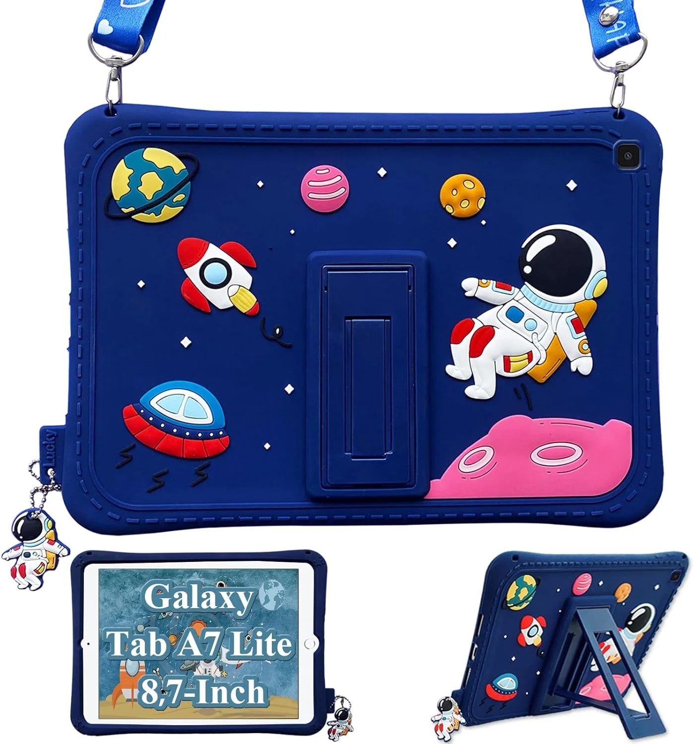 کیف محافظ کودکانه زومال برای تبلت سامسونگ گلکسی تب A7 Lite 8.7 اینچ 2021 (SM-T227/T225/T220)، کاور سیلیکونی کارتونی ضد ضربه و محافظ کودکانه با محافظ صفحه نمایش، استند و بند شانه کیف محافظ کودکانه زومال برای تبلت سامسونگ گلکسی تب A7 Lite 8.7 اینچ 2021 (SM-T227/T225/T220)، کاور سیلیکونی کارتونی ضد ضربه و محافظ کودکانه با محافظ صفحه نمایش، استند و بند شانه