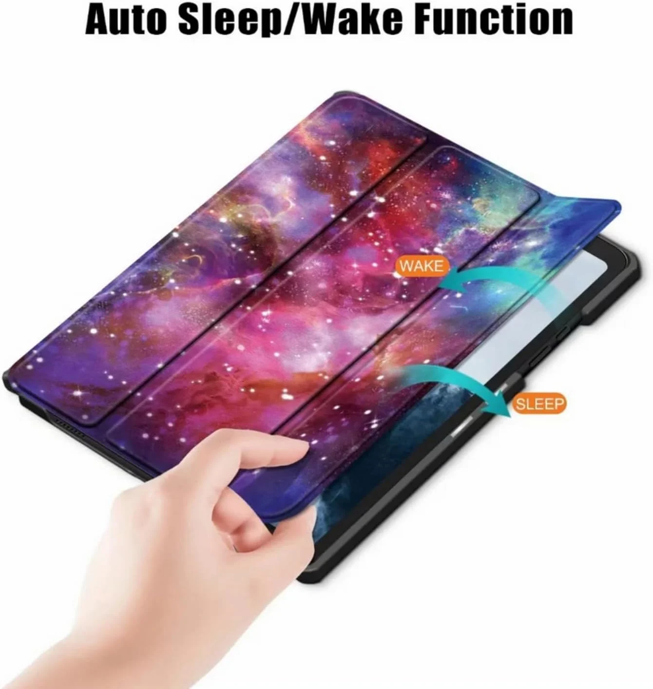 SKEIDO Cover For Samsung Galaxy Tab S5e 10.5 "SM-T720 SM-T725 S5E 10.5 inch Tablet Case PU Leather Smart Sleep Tri-fold Bracket Cover