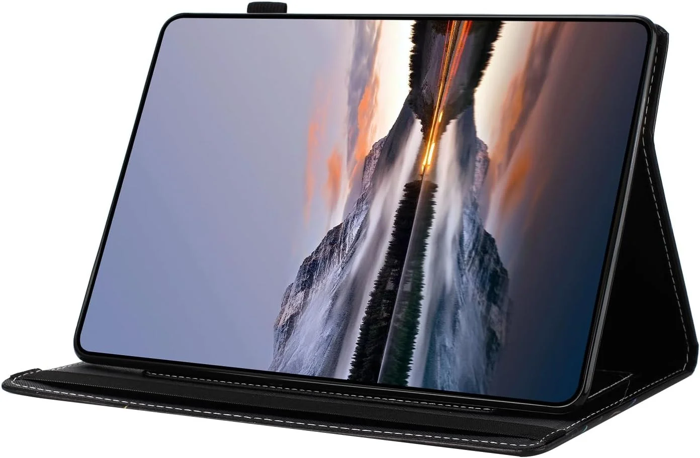 TEDTIKJT Case Compatible with Samsung Galaxy Tab S6 10.5 2019 Cover SM-T860/T865 PU Leather Flip Pocket with Stand Protection Paintings for Samsung Tab S6 10.5 2019 Case, Angel