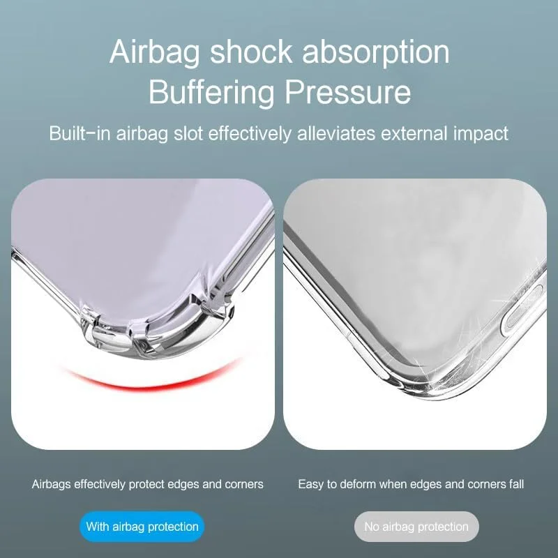 کاور محافظ شفاف Al-HuTrusHi سازگار با تبلت سامسونگ گلکسی تب A8 10.5 اینچ - 2021 [X200, X205, X207]، کاور نرم، شفاف، سبک و باریک با لبه سیلیکونی نرم برجسته برای تب A8 10.5 اینچ - شفاف