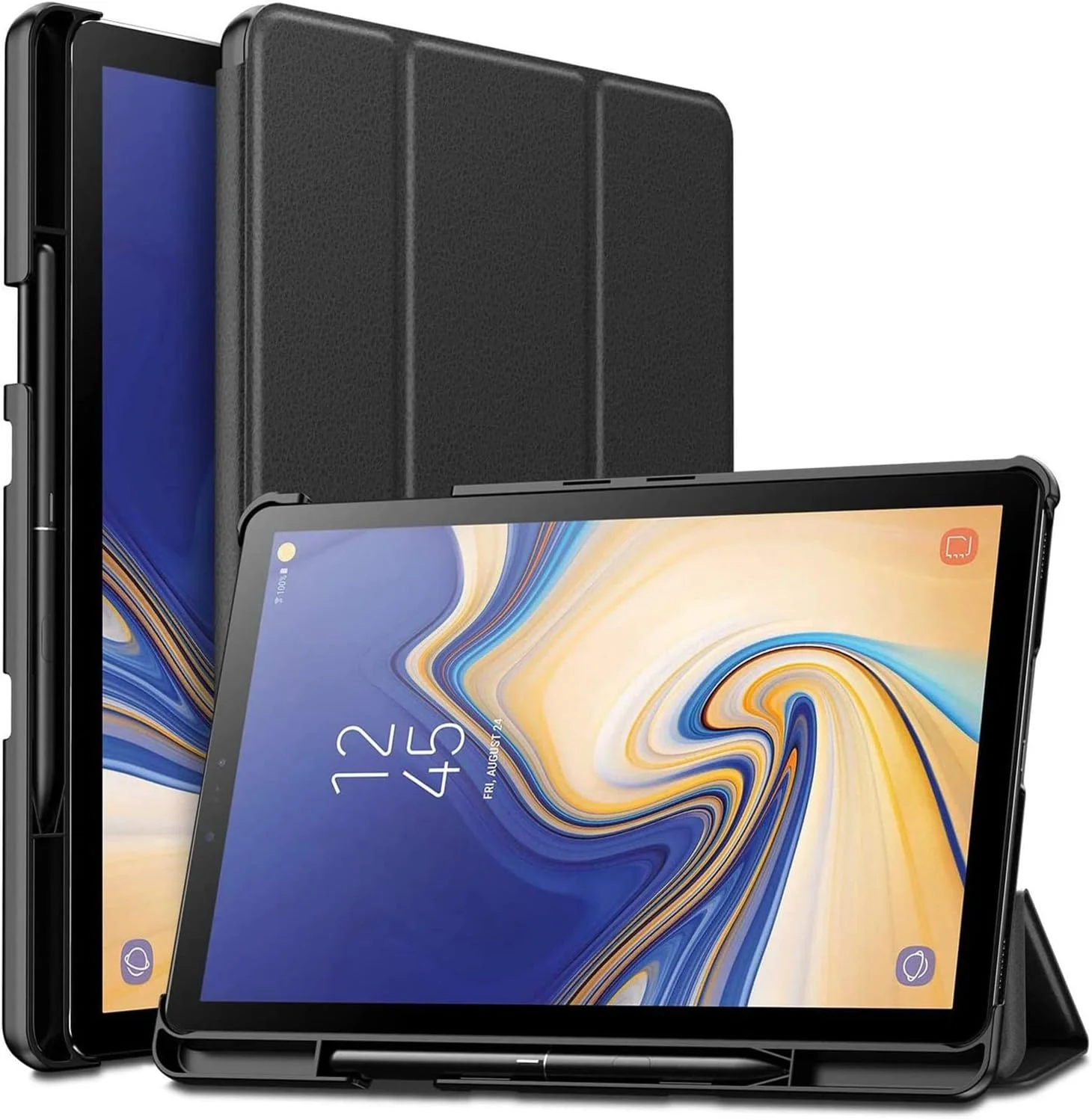 کیف تبلت 10.5 اینچی Wincal، کاور ضد ضربه تبلت برای Samsung Galaxy Tab S4، کیف چرمی با جای قلم، قابلیت بیدار شدن/خواب خودکار کیف تبلت 10.5 اینچی Wincal، کاور ضد ضربه تبلت برای Samsung Galaxy Tab S4، کیف چرمی با جای قلم، قابلیت بیدار شدن/خواب خودکار