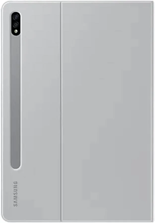 کاور کتابی رسمی سامسونگ گلکسی تب S7 و S8 با اندازه 11 اینچ - (خاکستری روشن)