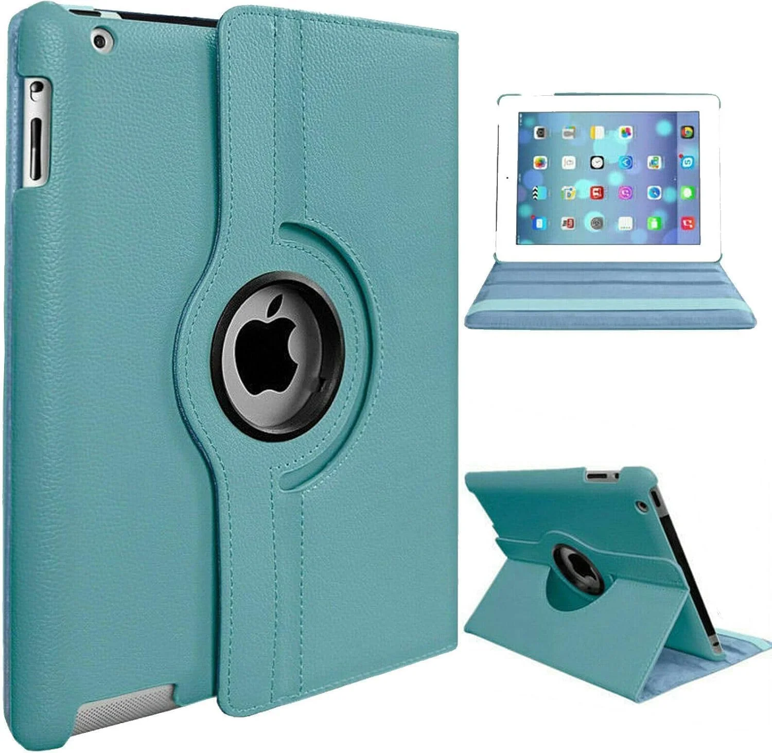 کیف چرخشی نکست استور برای تبلت سامسونگ گلکسی تب A8.0 اینچ 2019، مدل SM-T290/T29، کاور استند چرخشی 360 درجه با نگهدارنده قلم، قابلیت بیدار شدن/خواب خودکار، (آبی آسمانی)