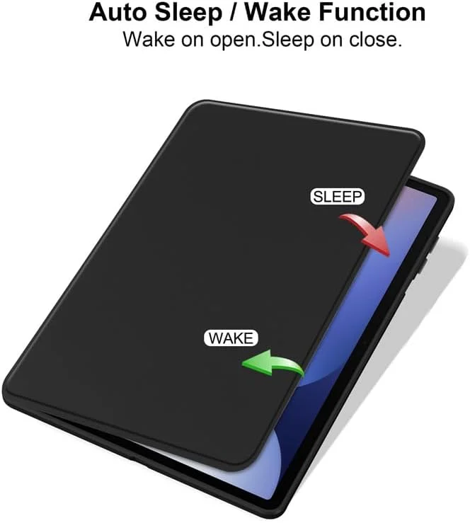 کاور شفاف Gruattreay سازگار با Samsung Galaxy Tab S11 11 اینچ (2025)، کاور محافظ چرخان شفاف اکریلیک، پایه چند منظوره، با جای قلم، حالت خواب/بیدار خودکار (سبز)
