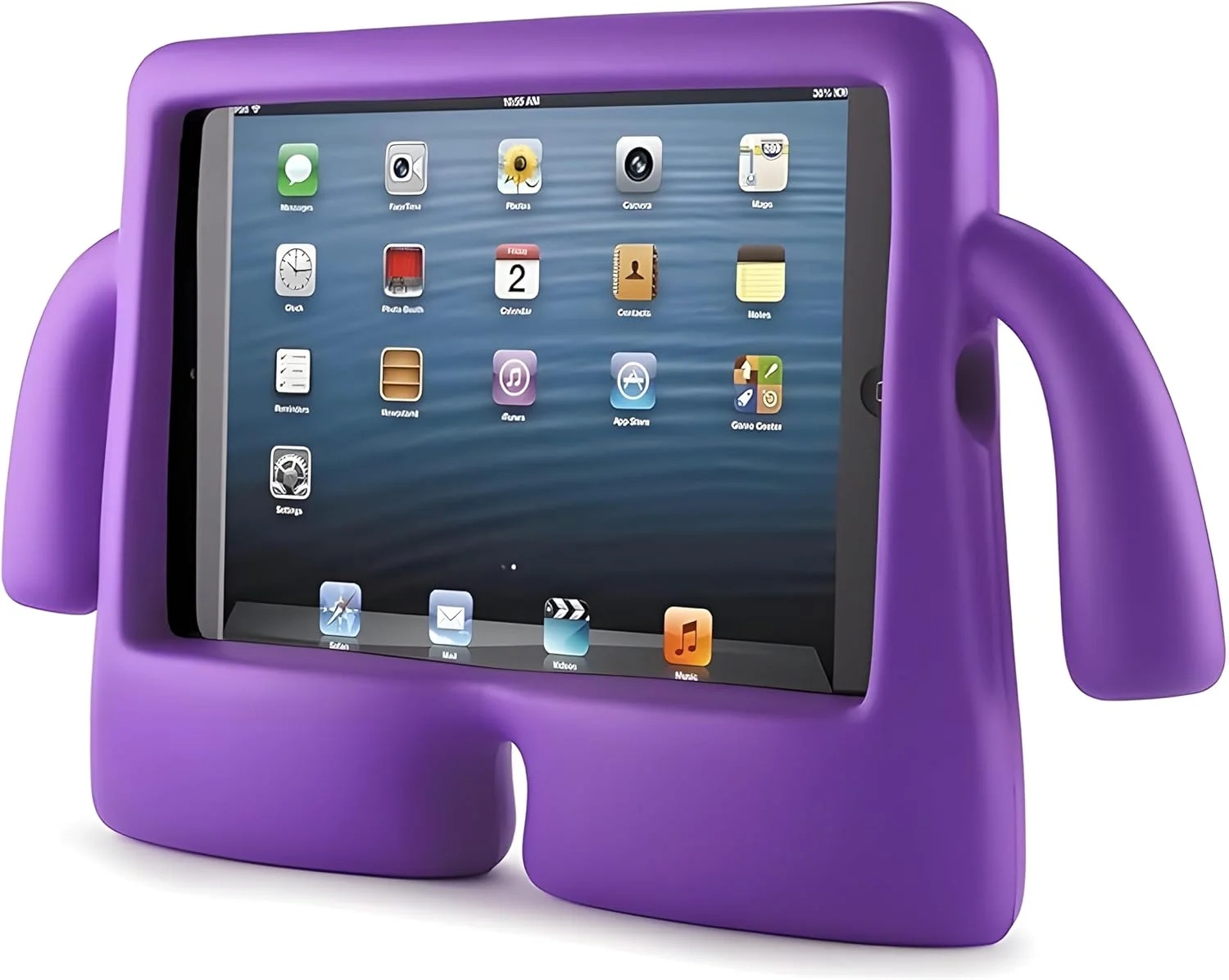 کیف محافظ کودکانه نکست استور برای تبلت سامسونگ گلکسی تب S9Fe 10.9 اینچ (2023)، کاور محافظ سبک وزن فوم با دسته و پایه، مقاوم در برابر ضربه و بادوام برای محافظت از تبلت گلکسی تب S9Plus X510 (بنفش)