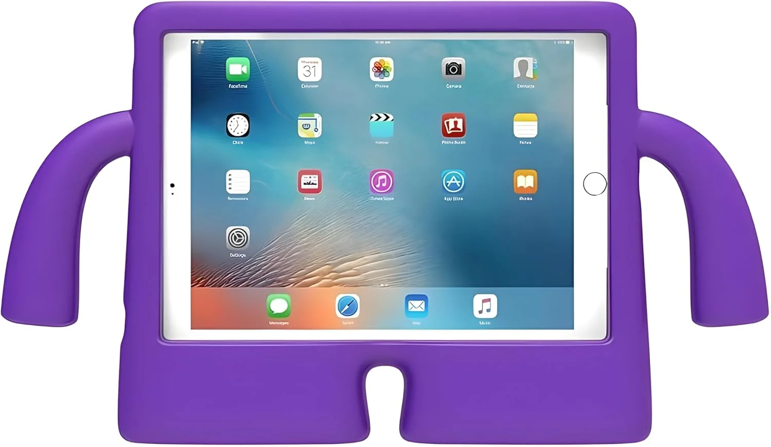 کیف محافظ کودکانه نکست استور برای تبلت سامسونگ گلکسی تب S9Fe 10.9 اینچ (2023)، کاور محافظ سبک وزن فوم با دسته و پایه، مقاوم در برابر ضربه و بادوام برای محافظت از تبلت گلکسی تب S9Plus X510 (بنفش)