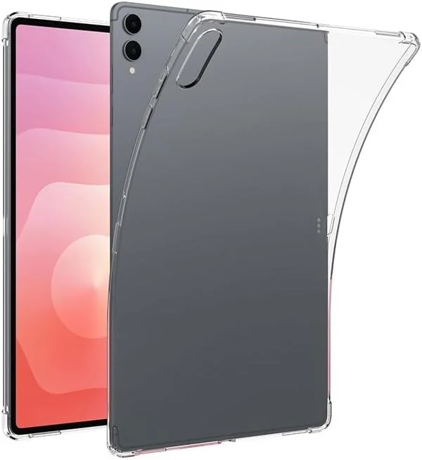 Gruattreay Transparent Case Compatible with Samsung Galaxy Tab S11 Ultra 14.6 Inch 2025 (SM-X930/X936B) Tablet, Four Corner Airbag Clear Shell, Soft TPU Shockproof Protective Case