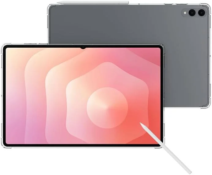 Gruattreay Transparent Case Compatible with Samsung Galaxy Tab S11 Ultra 14.6 Inch 2025 (SM-X930/X936B) Tablet, Four Corner Airbag Clear Shell, Soft TPU Shockproof Protective Case