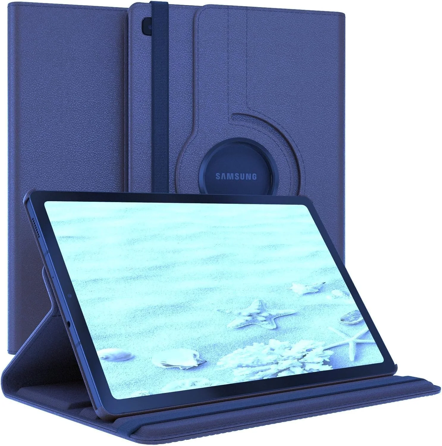 کیف هوشمند چرمی SmartGrist Folio مناسب برای تبلت سامسونگ گلکسی تب S6 Lite 10.4 2020 مدل SM-P610/P615 (آبی تیره)