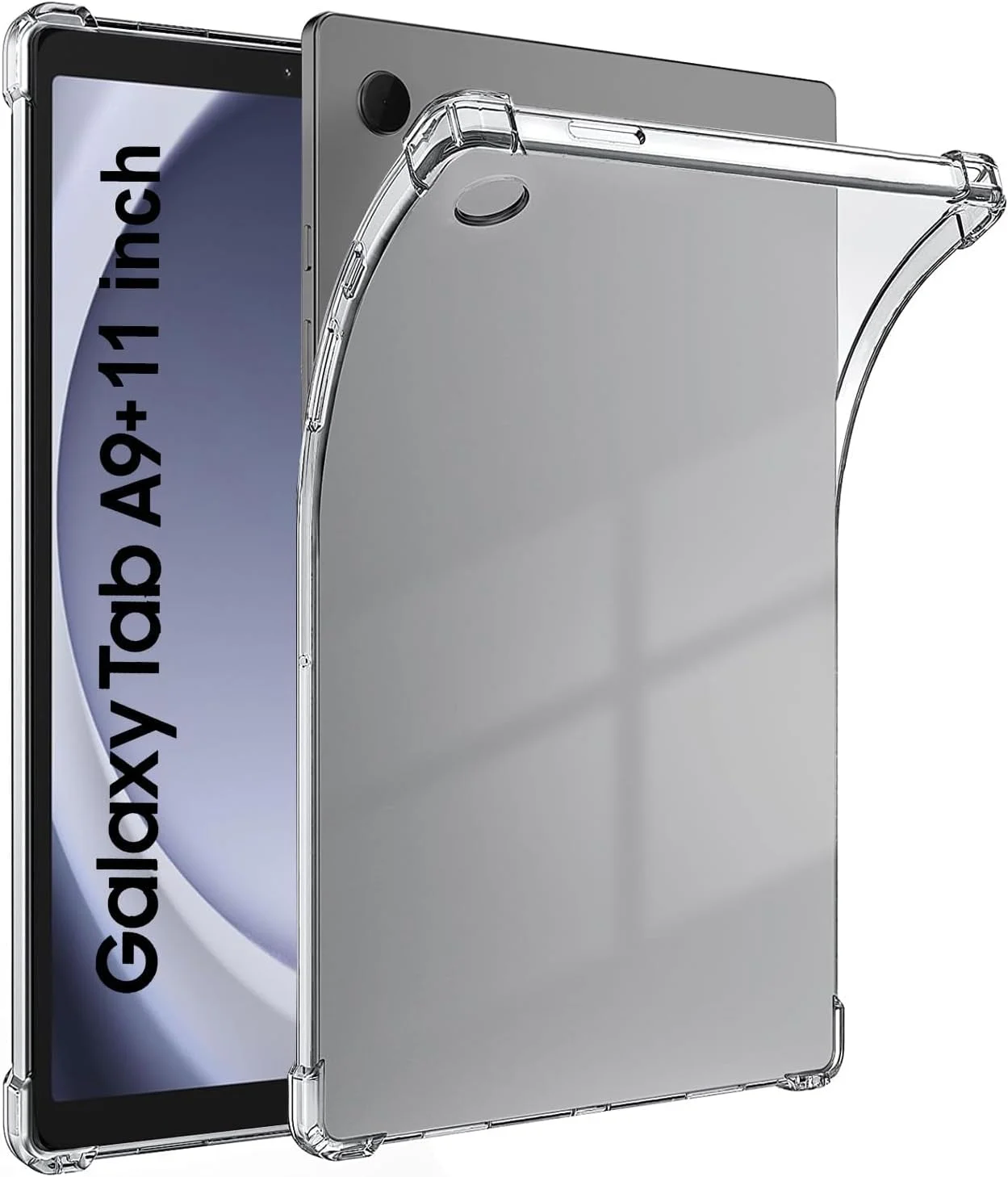 کاور محافظ ژله ای شفاف Muzz Tab A9 Plus مناسب برای تبلت سامسونگ گلکسی تب A9+ 11 اینچ، باریک و ضد ضربه برای گلکسی تب A9 پلاس (Tab A9 Plus 5G)