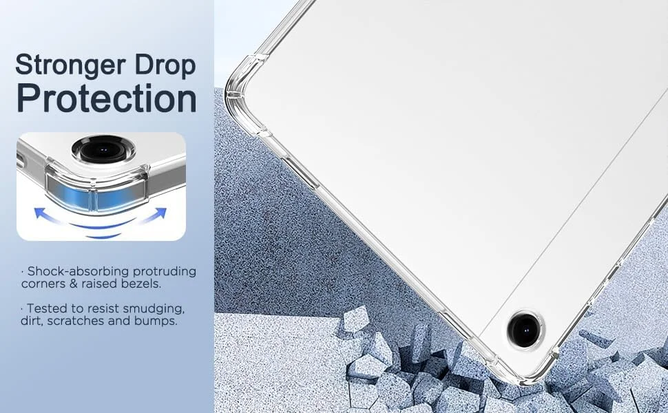 کاور محافظ ژله ای شفاف Muzz Tab A9 Plus مناسب برای تبلت سامسونگ گلکسی تب A9+ 11 اینچ، باریک و ضد ضربه برای گلکسی تب A9 پلاس (Tab A9 Plus 5G) کاور محافظ ژله ای شفاف Muzz Tab A9 Plus مناسب برای تبلت سامسونگ گلکسی تب A9+ 11 اینچ، باریک و ضد ضربه برای گلکسی تب A9 پلاس (Tab A9 Plus 5G)