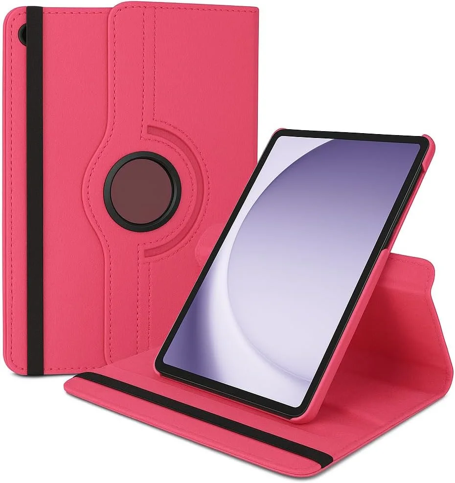 Case for Samsung Galaxy Tab A11/A9 8.7 Inch (2025/2023), Slim Lightweight Stand 360 Rotating Flip Protective Cover